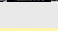 Desktop Screenshot of demvox.com